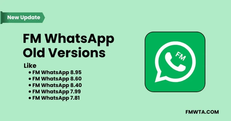 FM WhatsApp Old Versions